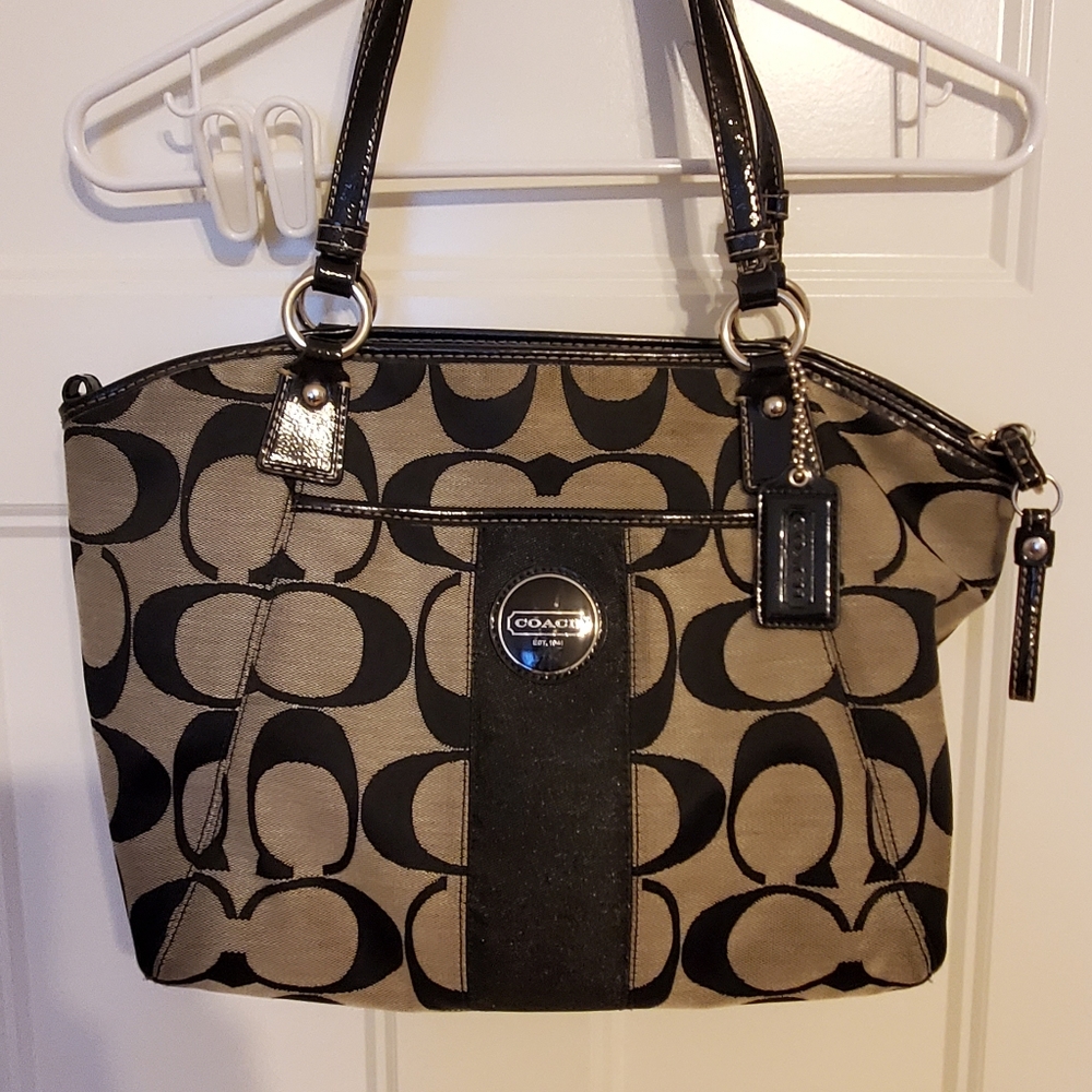 Authentic Black Coach Purse